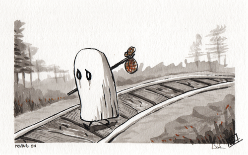 Moving On poster print